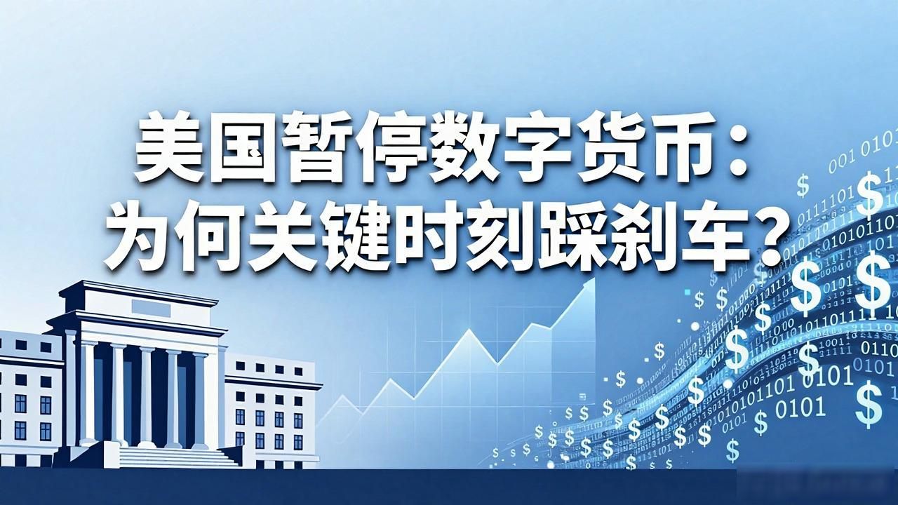 美国暂停数字货币进程_数字金融监管深层考量_美国暂停数字货币